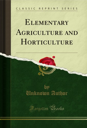 Elementary agriculture and - agriculture,