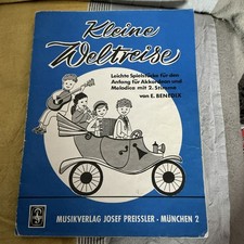 Akkordeon Notenheft Kleine Weltreise Leichte Spielstücke E. Bendix Musikverlag