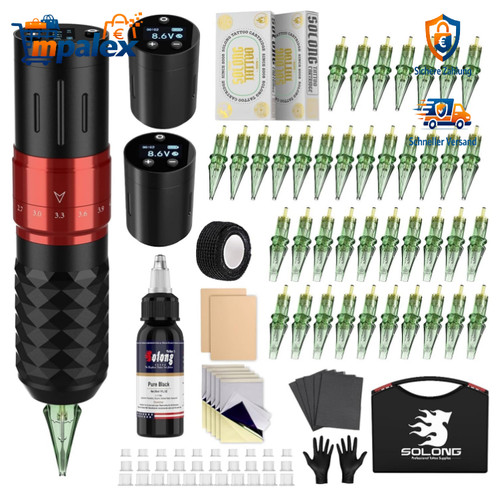 Solong e75 tattoo - maschine, set