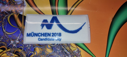 München 2018 olympia - münchen, badge