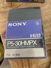 Sony Video Hi8 Videocassette P5-30HMPX metal particle tape