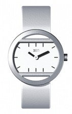 XEN Schmuck XQ0125  Damen Uhr Quarzwerk  Edelstahl und Leder