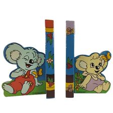 Blinky Bill Buchstützen Holz Kinder TV Serie Vintage 1997 Yoram Gross RAR in OVP
