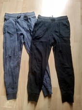 Jungen Jogginghose 128 Schwarz KINDER Sporthose ACTIVEWEAR  