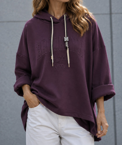 Sweatshirt pullove longshirt - ,