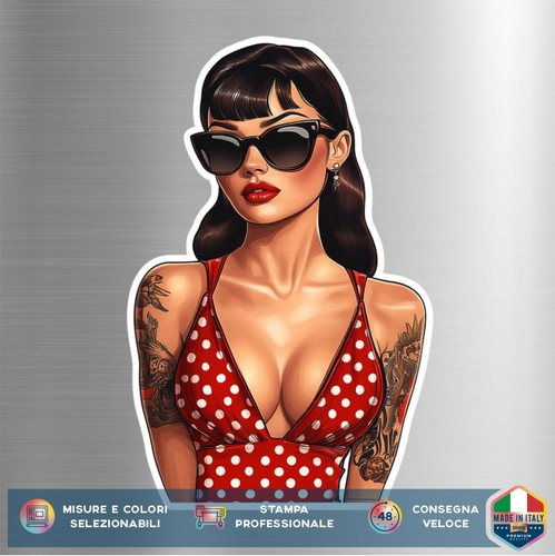 Pin sticker vintage - up,