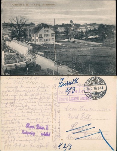 Ansichtskarte arnsdorf - ansichtskarte,