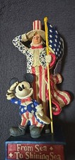Walt Disney Showcase Collection Jim Shore Micky Maus Mit Uncle Sam Selten Rar