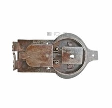 Schrankschloss antik Schmiedeeisen alt Türschloss Eisen Ring 16cm