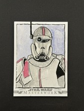Topps Star Wars Masterwork 1/1 Sketch Card Clone - Artist: c-dub