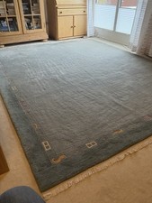 Teppich Original Nepal/Tibet ca. 301 cm x  248 cmbraun Schurwolle handgeknüpft