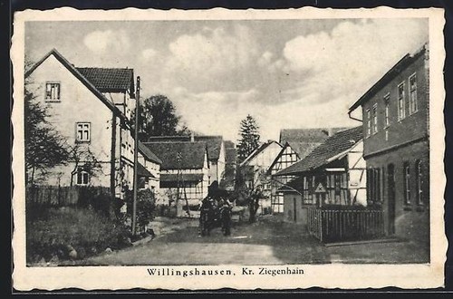 Ansichtskarte willingshausen - ansichtskarte,