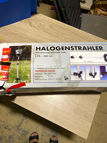 Halogenstrahler 500w mit - 500w,