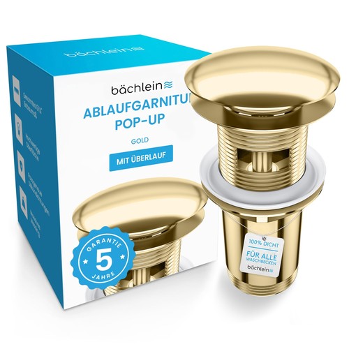 Pop ablaufgarnitur für - pop-up,