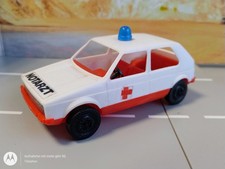 Frankonia Plastik Modellauto VW Golf 1 - 70er Jahre "Arko" Schokoladen-Auto 1:43