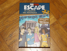 Im Labyrinth des Minotaurus, FabFour Escape, Rätsel-Story auf 50 Karten, TOP!