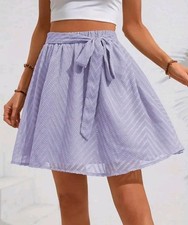 NEU Damen  Rock Flieder Lavendel Gr. S