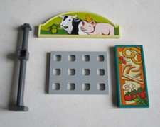 16367 - Playmobil aus Set 4412 Metzgerei  X System  Schilder Kühe Wurstwaren