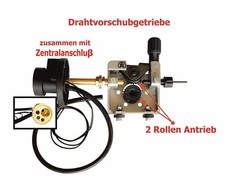 Drahtvorschubgetriebe 2-Rollen