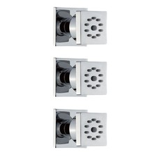 3x Seitenbrause / Wandbrause /