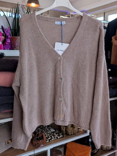 Cardigan strickjacke alpaka - strickjacke,