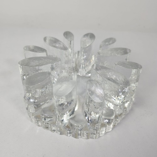Vintage glas stövchen klar - stövchen,