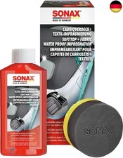 SONAX Cabrioverdeck+Textil-Imprägnierung (250 ml) Farbauffrischung und Schutz 