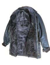 Herren Lammfell-Lederjacke
