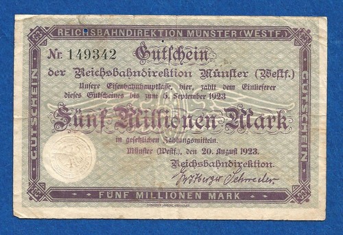 184 notgeld münster - 05,