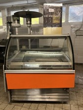 Speiseeisvitrine fahrbar,  wenig Laufstunden