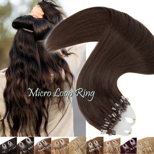 Remy echthaar microring - remy, loop