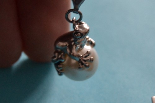 Frosch perle charm anhänger - frosch,