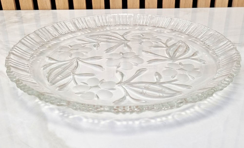 Vintage glasteller 25cm - vintage,