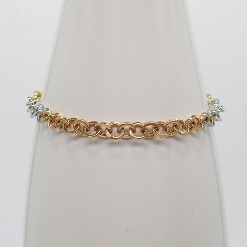 585 gold tricolor armband - 585/-er,