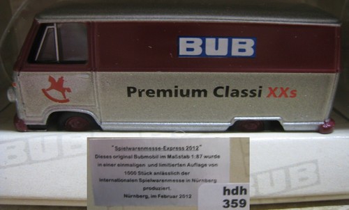 Bub sondermodell - bub, 1/87