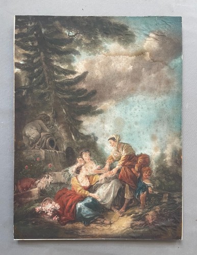 Die wahrsagerin farbdruck - die, wahrsagerin,