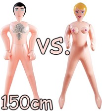 AUFBLASBARE FRAU vs MANN