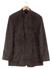 Doris Hartwich Cordjacke Herren Braun Gr. 48 M Klassisch Business Langarm