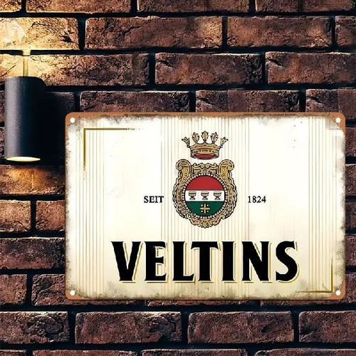 Blechschild veltins bier - blechschild,