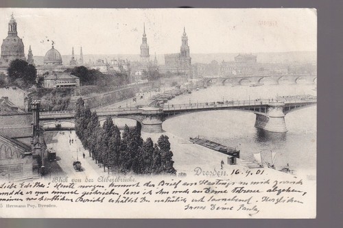 Dresden der albertbrücke 1901 - dresden,