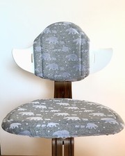 Sitzpolster Sitzkissen für Nomi Hochstuhl, Handarbeit, Neu, beidseitig 