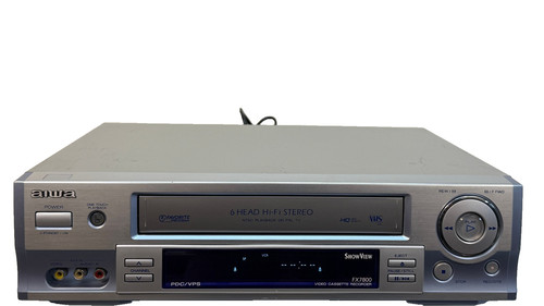 Aiwa vhs video cassette - vhs,