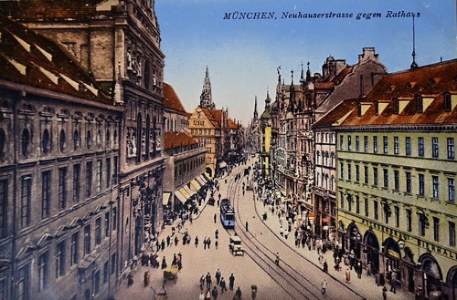 München neuhauser straße - ak,