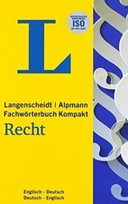 Langenscheidt Alpmann Fachwörterbuch Kompakt Recht Engli... | Buch | Zustand gut