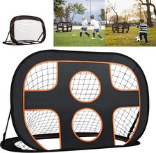 2-in-1 Fussballtor Set für Kinder Garten Fussball Mini-Tor Fußballtor Ball Tore