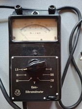 Klein-Röhrenvoltmeter mit Netzkabel ohne Messstrippen