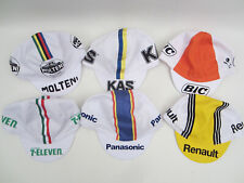 Radsport Mütze Molteni KAS BIC 7-eleven Panasonic Renault Cap Rennrad Retro NEU