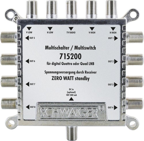 Schwaiger multischalter 8 - schwaiger,