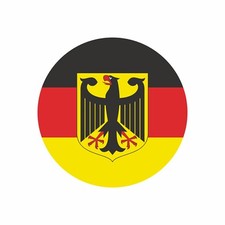 Germany Sticker 5cm Round