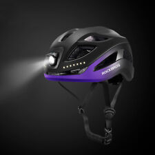 ROCKBROS Fahrradhelm CE Radhelm mit Licht Sicherheit Helm 57-61cm 5 Farbe NEU